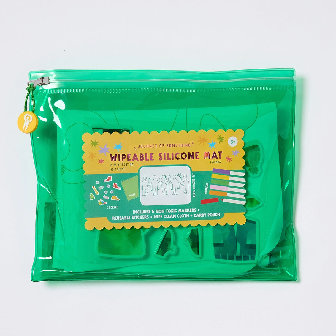 Wipeable Silicone Colouring Mat - 'FRIENDS" - Journey of Something