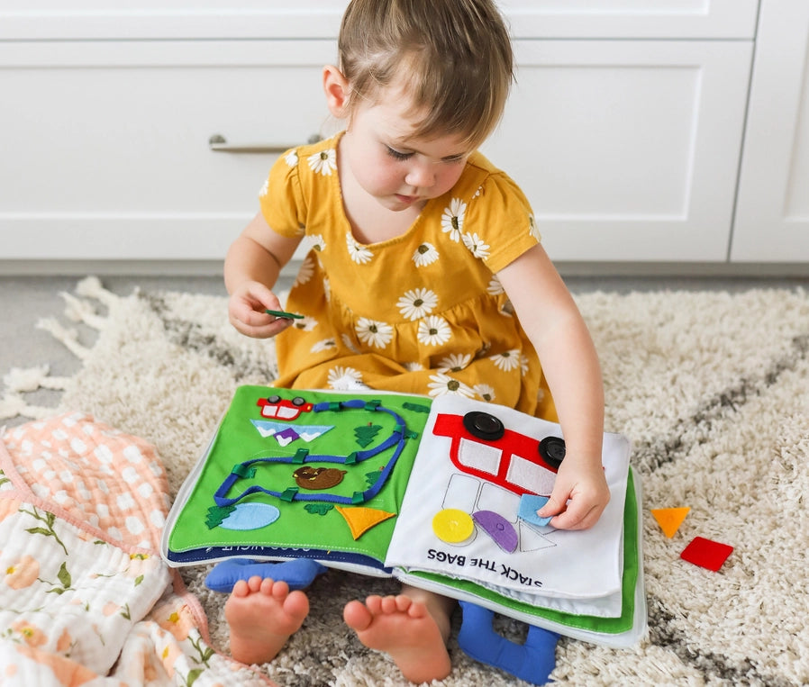 Curious Columbus 'Away We Go' Busy Book