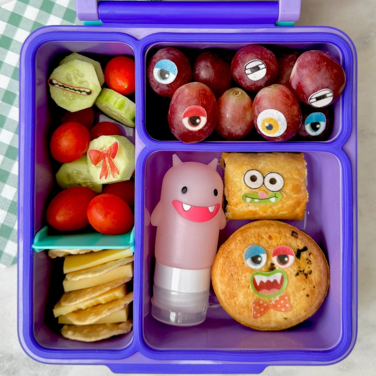 Funny Face Sticketies - edible lunchbox stickers
