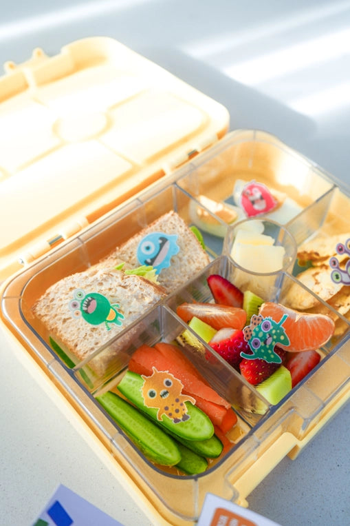 Monsterific Sticketies - edible lunchbox stickers