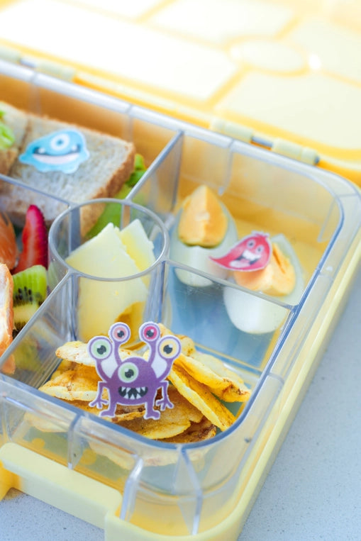 Monsterific Sticketies - edible lunchbox stickers