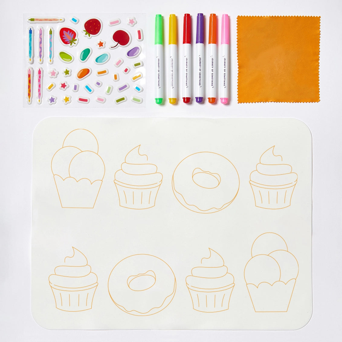 Wipeable Silicone Colouring Mat - "SWEET AS" - Journey of Something